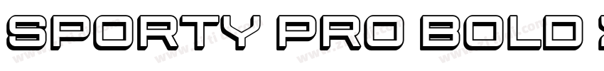 Sporty Pro Bold XP字体转换 Sporty Pro Bold XP字体转换